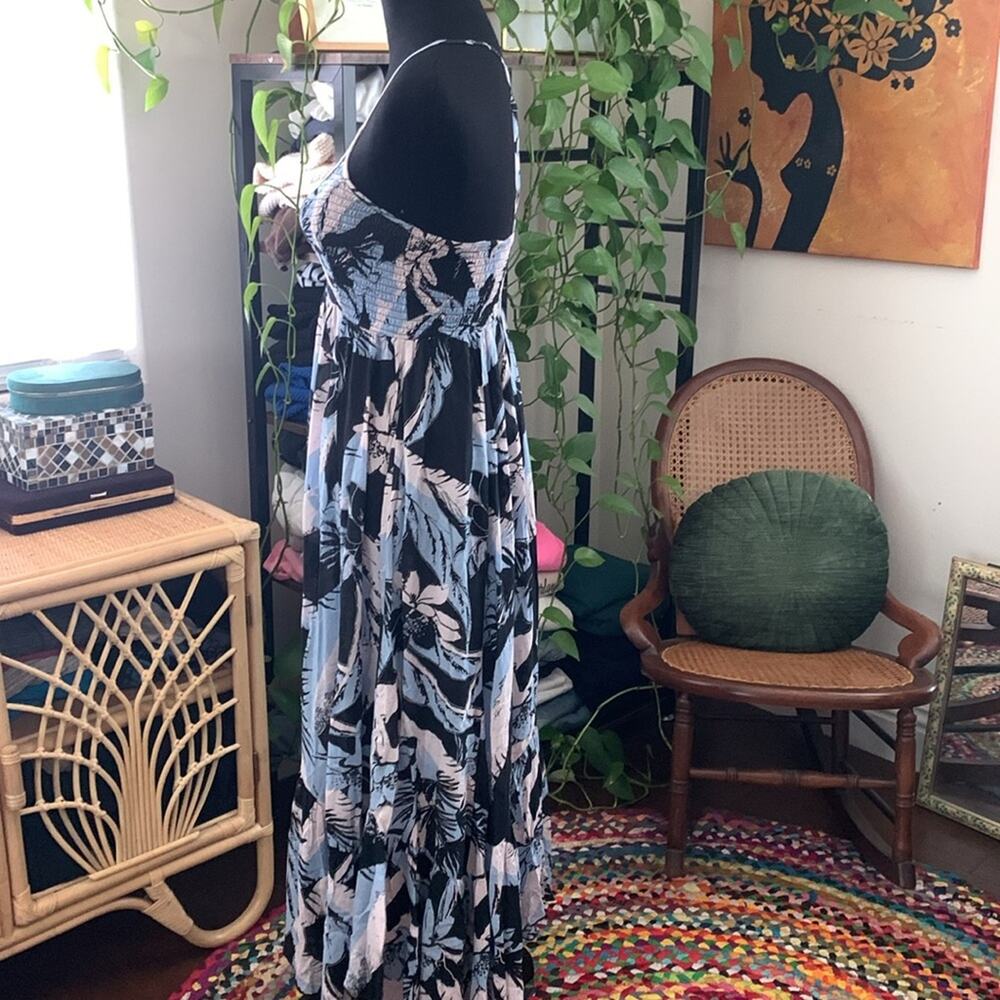 Free People Intimately Heat Wave Tropical Combo Floral Boho Hippie Dress - Picture 2 of 7